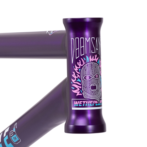 Cadre BMX WeThePeople Doomsayer 20,75" - Hydroformé - Gris - Neuf Sous Blister
